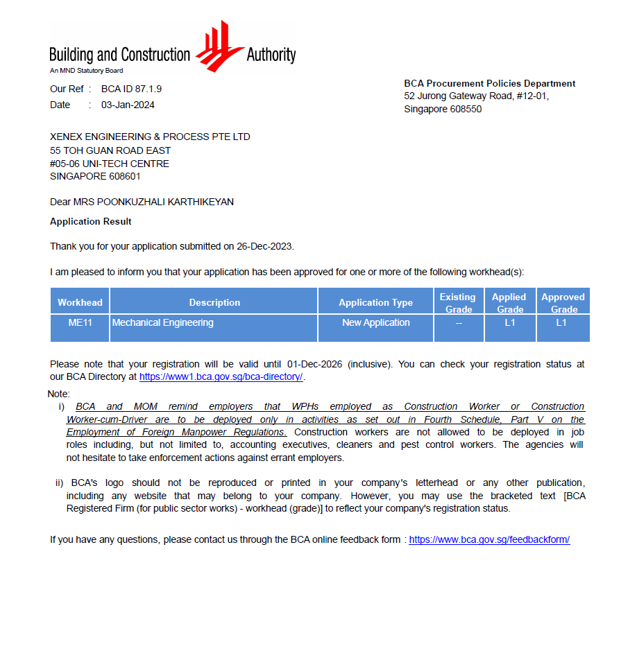 Compliance Certificate